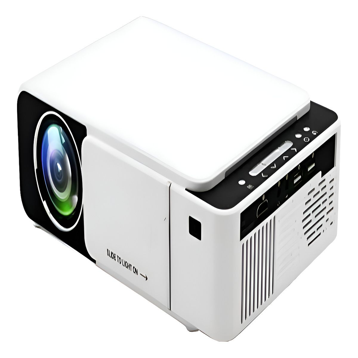 GENERICO - Proyector Genérico Mini Full Hd Led Wifi Hdmi Usb 5 Blanco