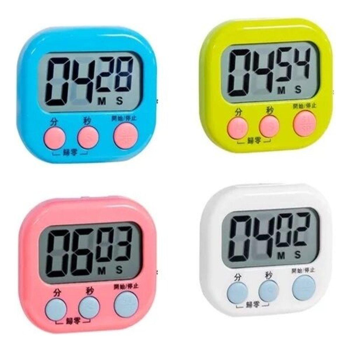 GENERICO - Temporizador Timer Cronómetro Digital Para Cocina Con Íman Mini Surtidos