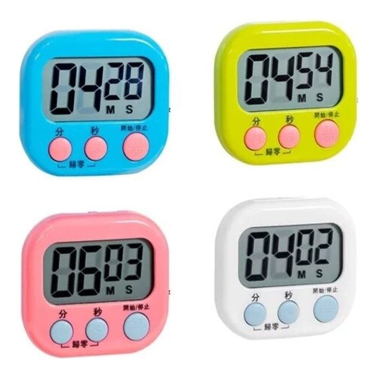 GENERICO - Temporizador Timer Cronómetro Digital Para Cocina Con Íman Mini Surtidos