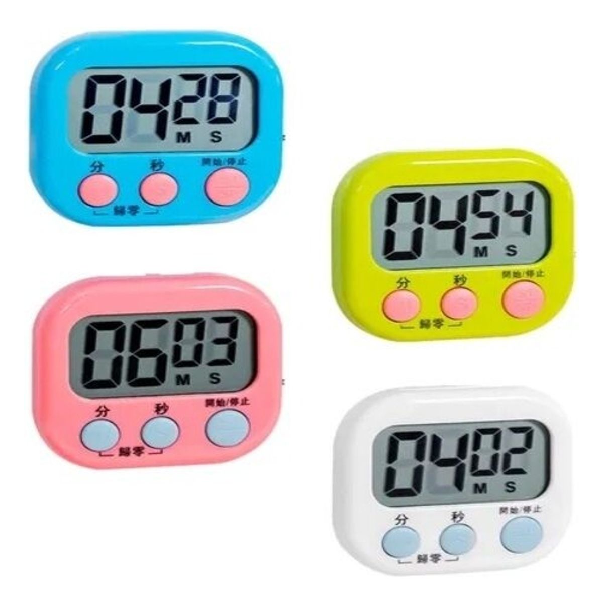 GENERICO - Temporizador Timer Cronómetro Digital Para Cocina Con Íman Mini Surtidos