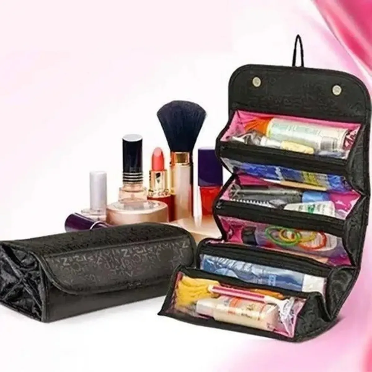 GENERICO - Estuche Maquillaje Bolso Organizador Cosmetico Plegable9059