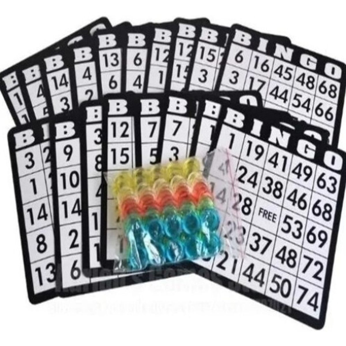 GENERICO - Set Completo Bingo Tómbola Metálica Clásico De Lujo