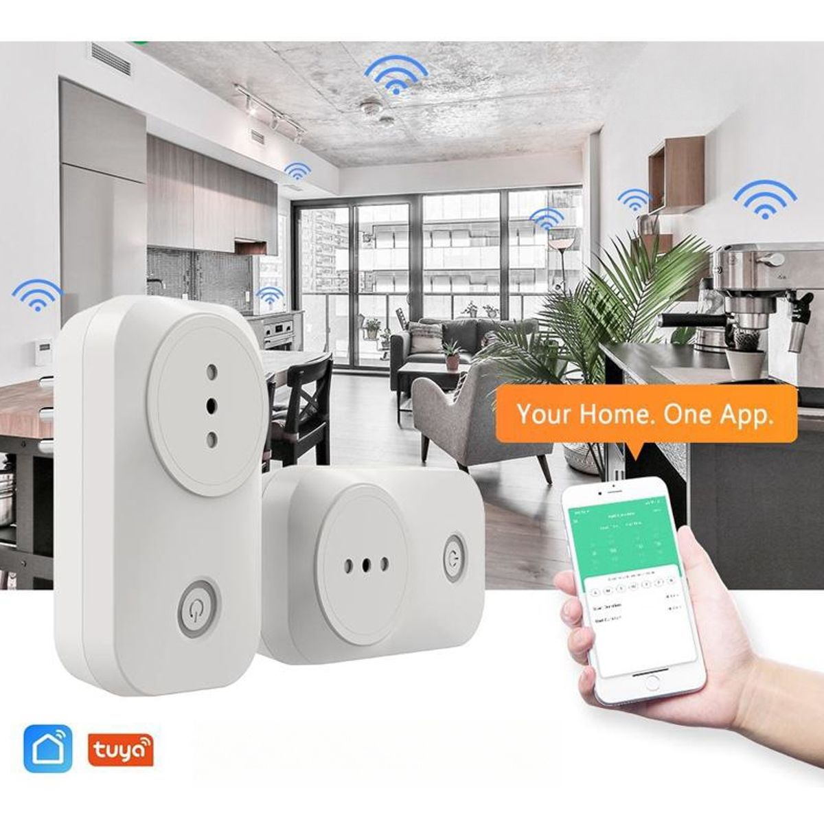 GENERICO - Enchufe Inteligente Wifi Smart App Estadísticas De Energía16