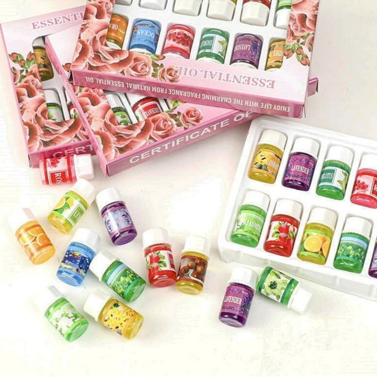 GENERICO - Aceite Esencial Puro Variado 12 Unidades