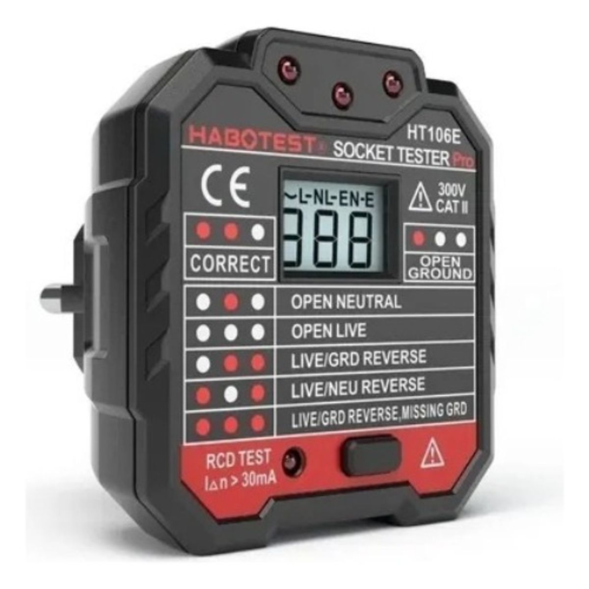 GENERICO - Probador Diferencial Tester De Enchufes