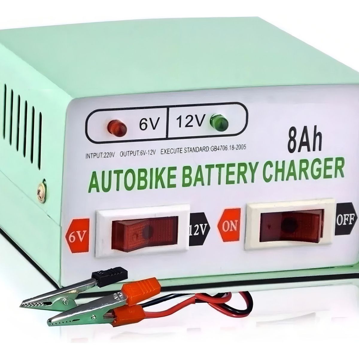 GENERICO - Cargador De Bateria Para Autos Y Motos 12v Y 6vp001