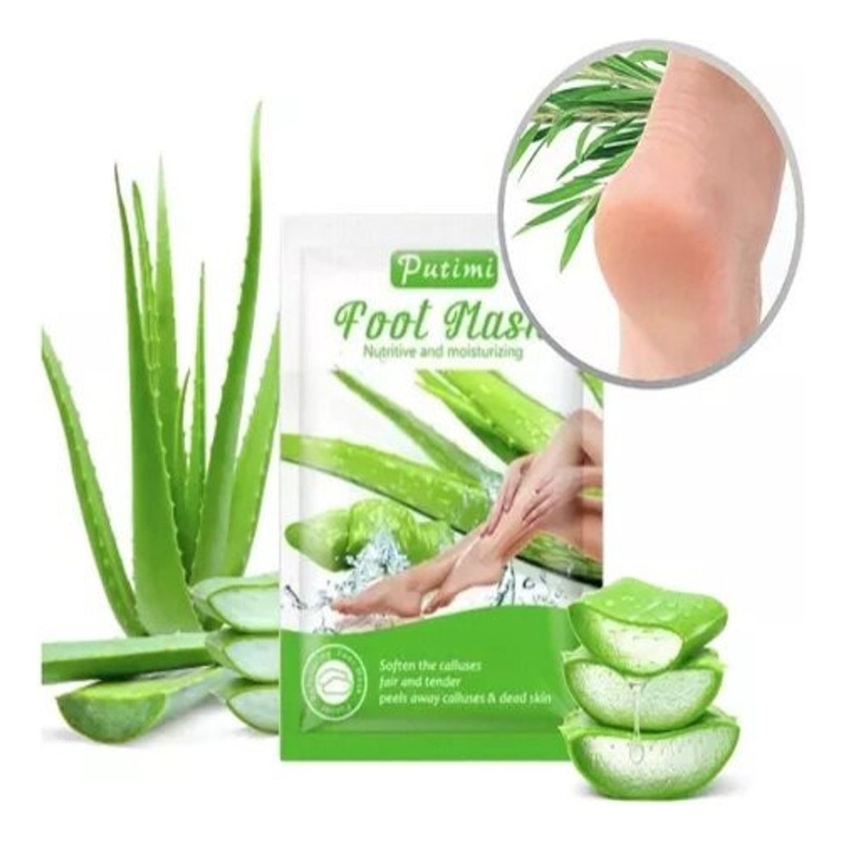 GENERICO - Mascara Exfoliante Para Pies Elimina Dureza Callos