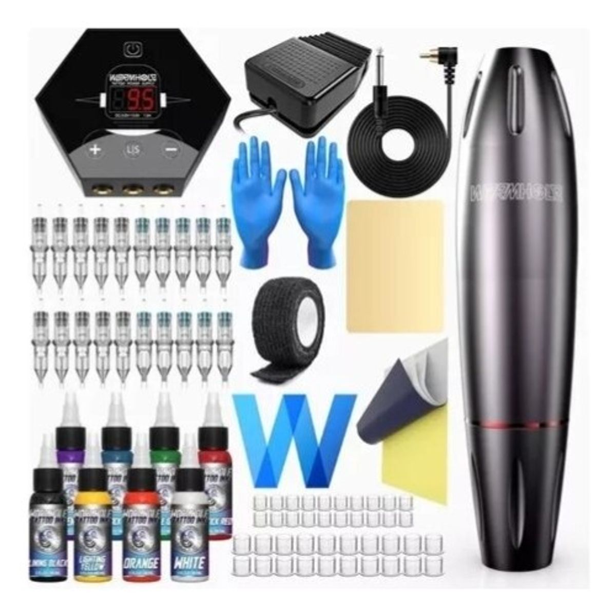 GENERICO - Kit De Tatuaje Pen Profesional + Accesorios