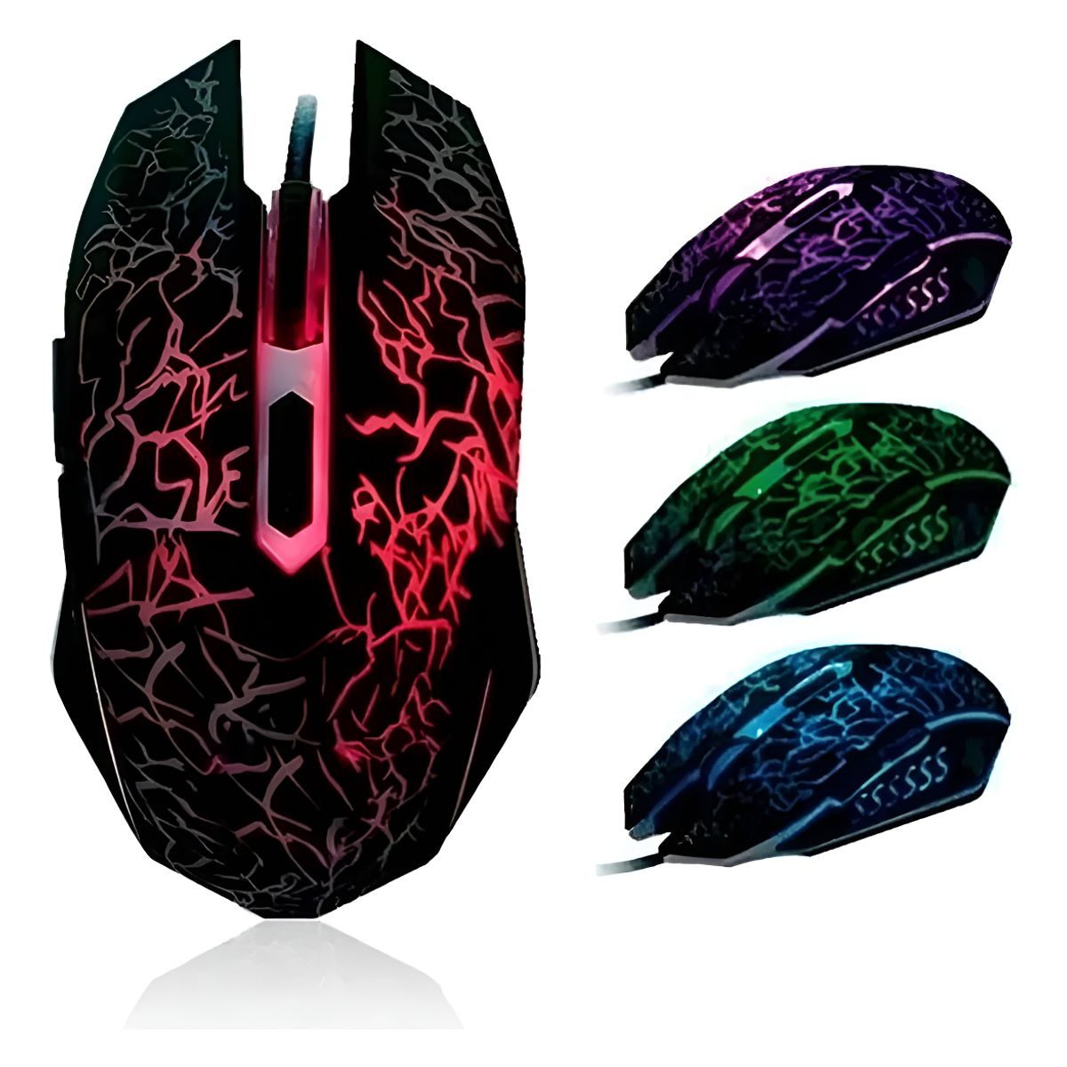 GENERICO - Gaming Mouse Raton 6 Botones Game Pro Gamer Para Pc