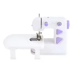 GENERICO - Maquina Coser Compacta Portátil Con Mesa De Extension Color Blanca