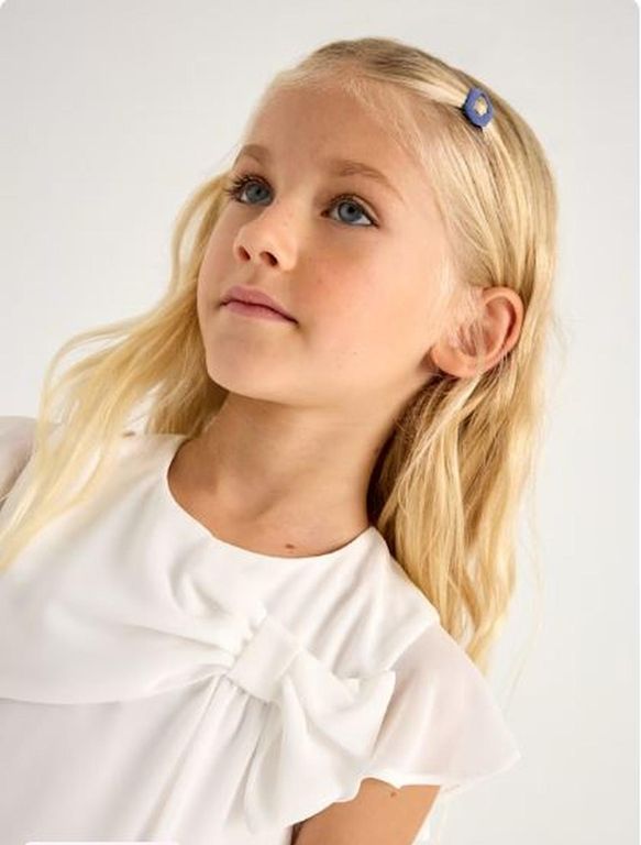 Blusa lazo Ceremonia nina Blanco 4 ANOS