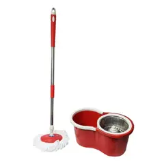 GENERICO - Mágica Mopa 360° Microfibra Giratorio Trapeador Y Cubeta
