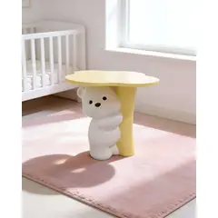 GENERICO - MESA DE ARRIMO DE OSO CON ALCANCIA 40cm DE ALTO