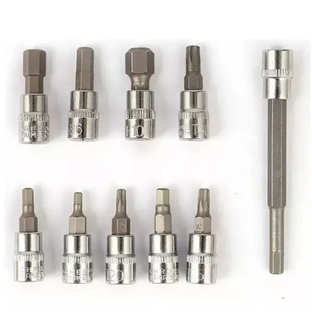 GENERICO - Llave Torque 1 4 Con Torquimetro 5 A 25nm Set 11 Piezas