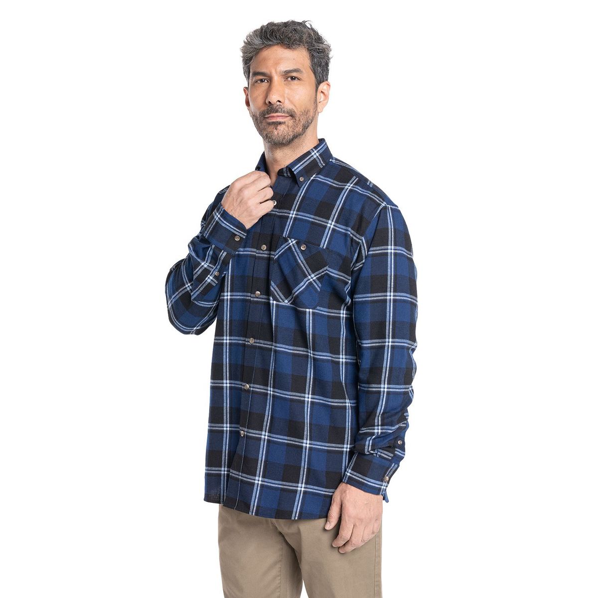 KOTTING - Camisa Manga Larga Villela Hombre