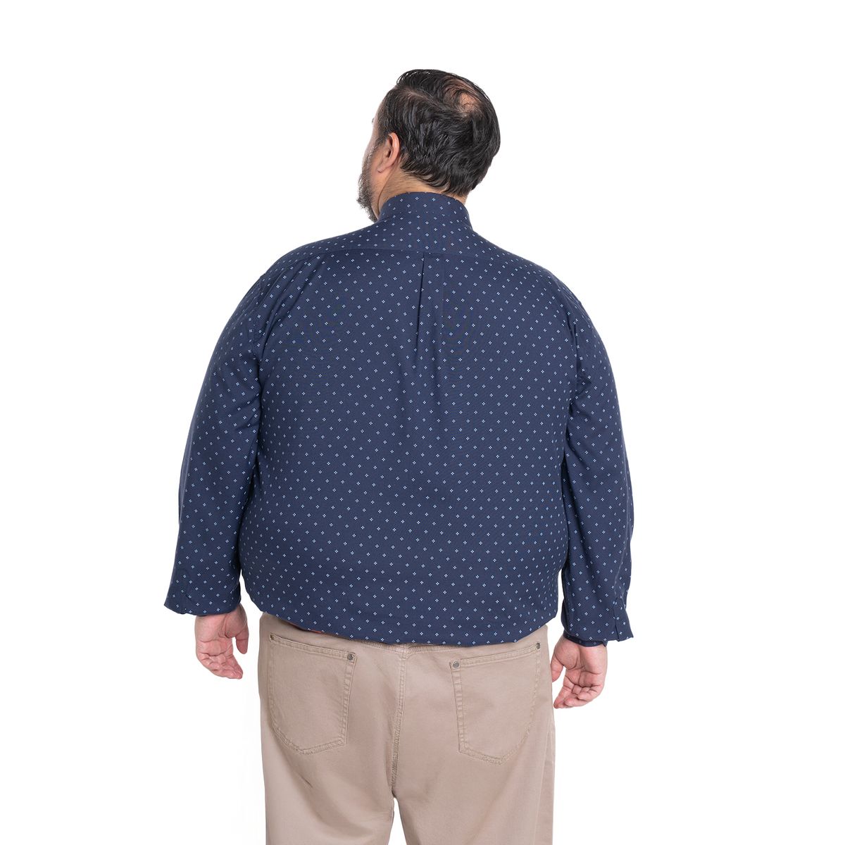 KOTTING - Camisa Manga Larga Estampada Hombre