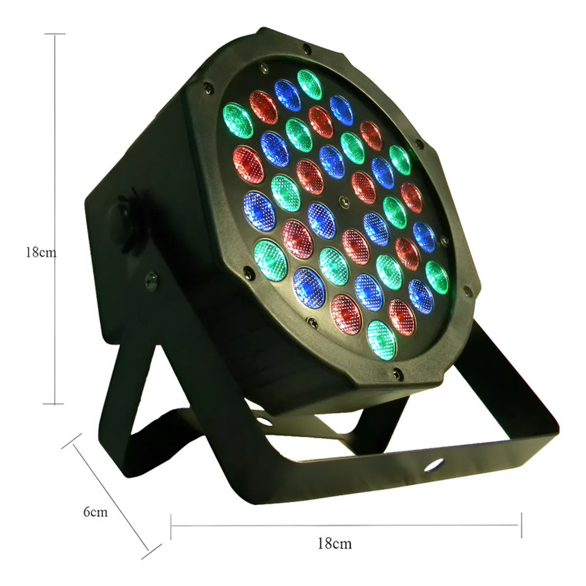 Luces Proton 36 Leds Rgb Audiorritmico Efectos Fiestas Eventos, marca GENERICO - Foto Principal