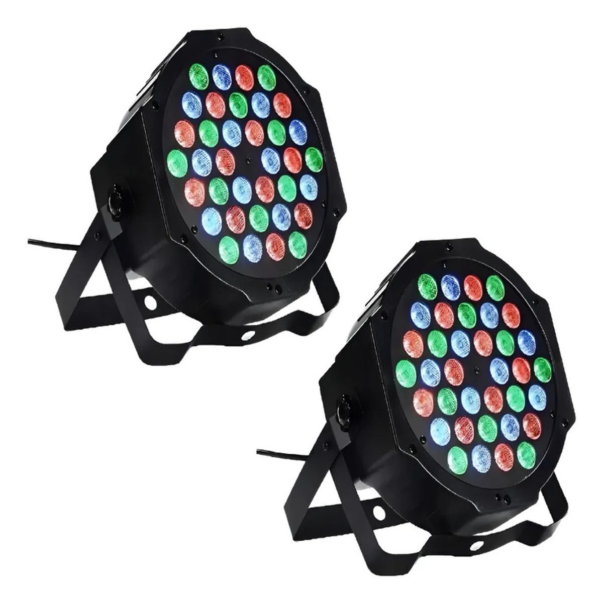 GENERICO - Luces Proton 36 Leds Rgb Audiorritmico Efectos Fiestas Eventos