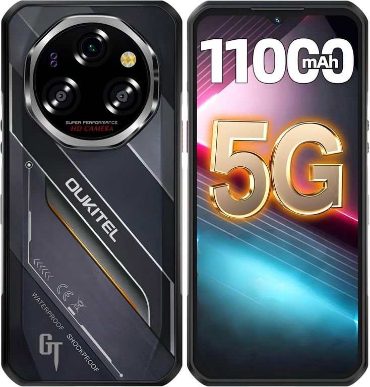 OUKITEL WP62 5G Celular 24GB+256GB 11000mAh 108MP Android 15