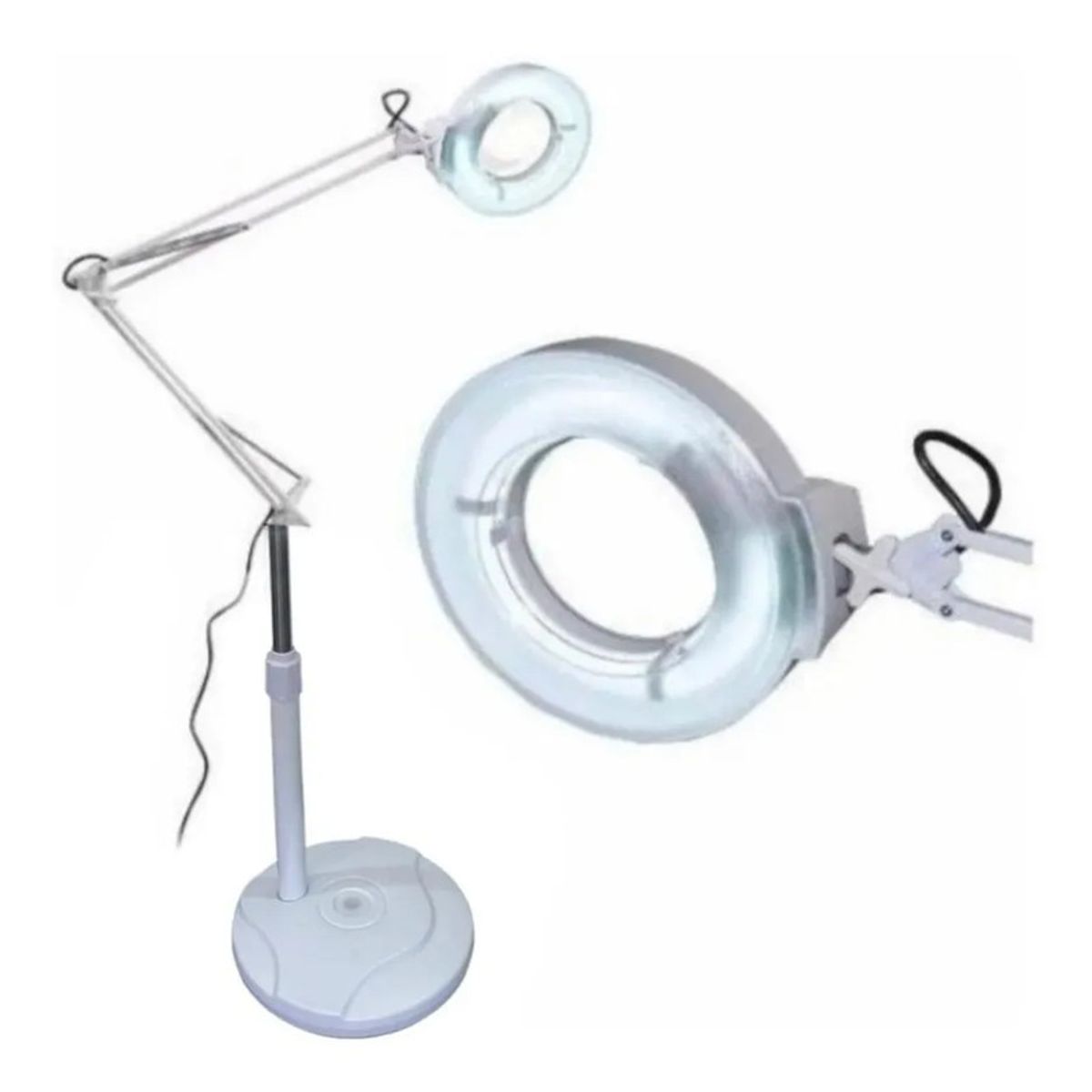 GENERICO - Lampara Lupa Con Luz Led Pedestal  Cosmetologia