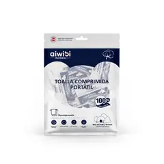 GENERICO - Toallas Comprimida Desechables Portatil Fibra Natural Aiwibi
