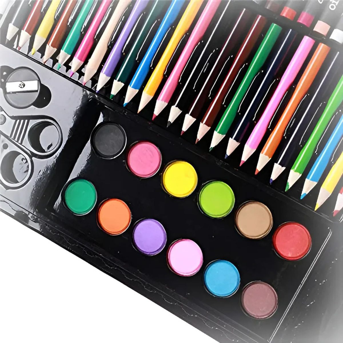 GENERICO - Maleta Kit De Dibujo 150 Piezas Set De Arte Pinturas Lapice