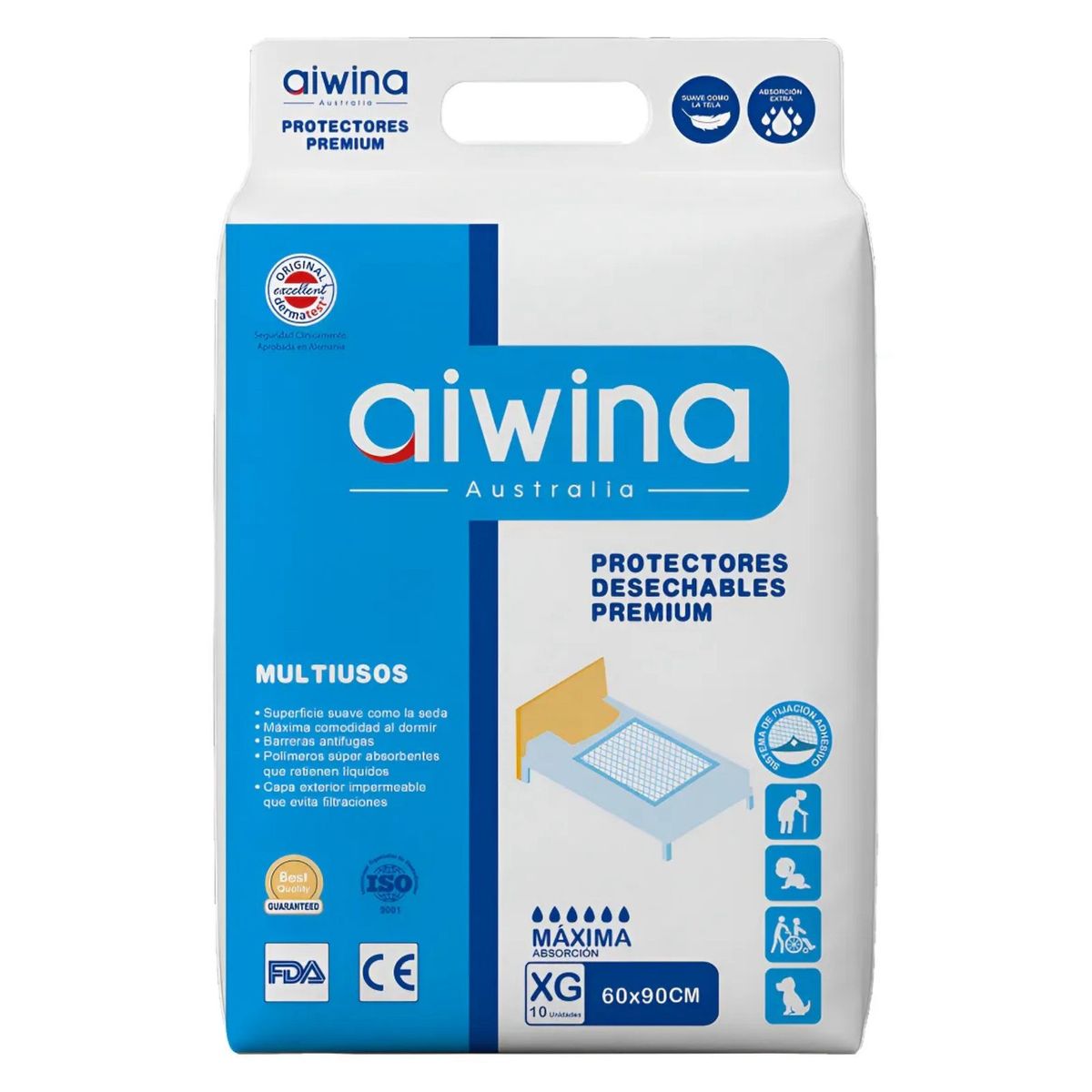 GENERICO - Sabanillas Protector De Cama Desechable Absorbente Multiusos
