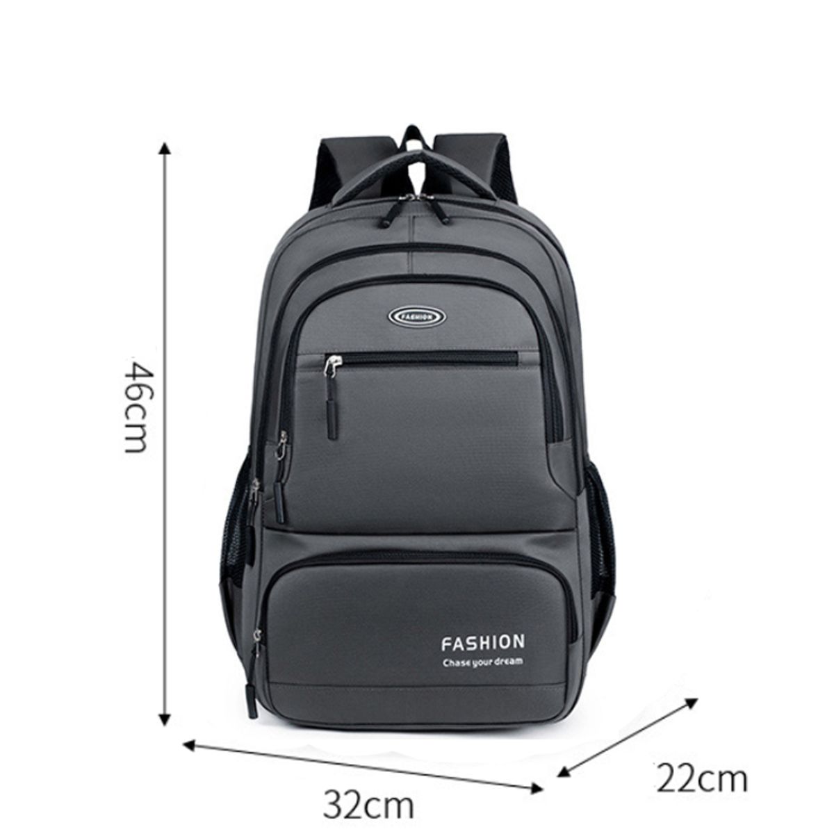 DANWEILE - Mochila elegante de gran capacidad para negocios - Gris