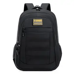 DANWEILE - Mochila de viaje unisex resistente de 16 pulgadas - Negra