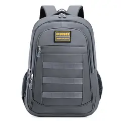 DANWEILE - Mochila de viaje unisex resistente de 16 pulgadas - Gris