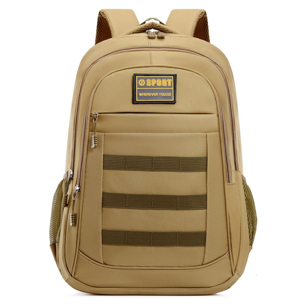 DANWEILE - Mochila de viaje unisex resistente de 16 pulgadas - Caqui