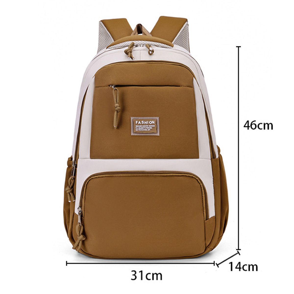 DANWEILE - Bolso sencillo Unisex para ordenador portátil - Marrón