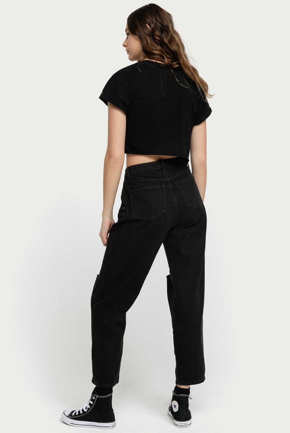 SYBILLA - Jeans Slouchy Tiro Alto Mujer