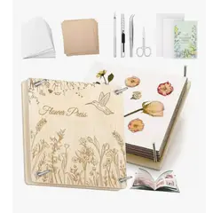 GENERICO - Prensa De Flores O De Plantas 2828cm Marrón Claro