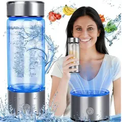 KUANGYE - 420ML Portátil Recargable Botella Deportiva Agua Máquina Ionizadora De Agua Hidrógeno