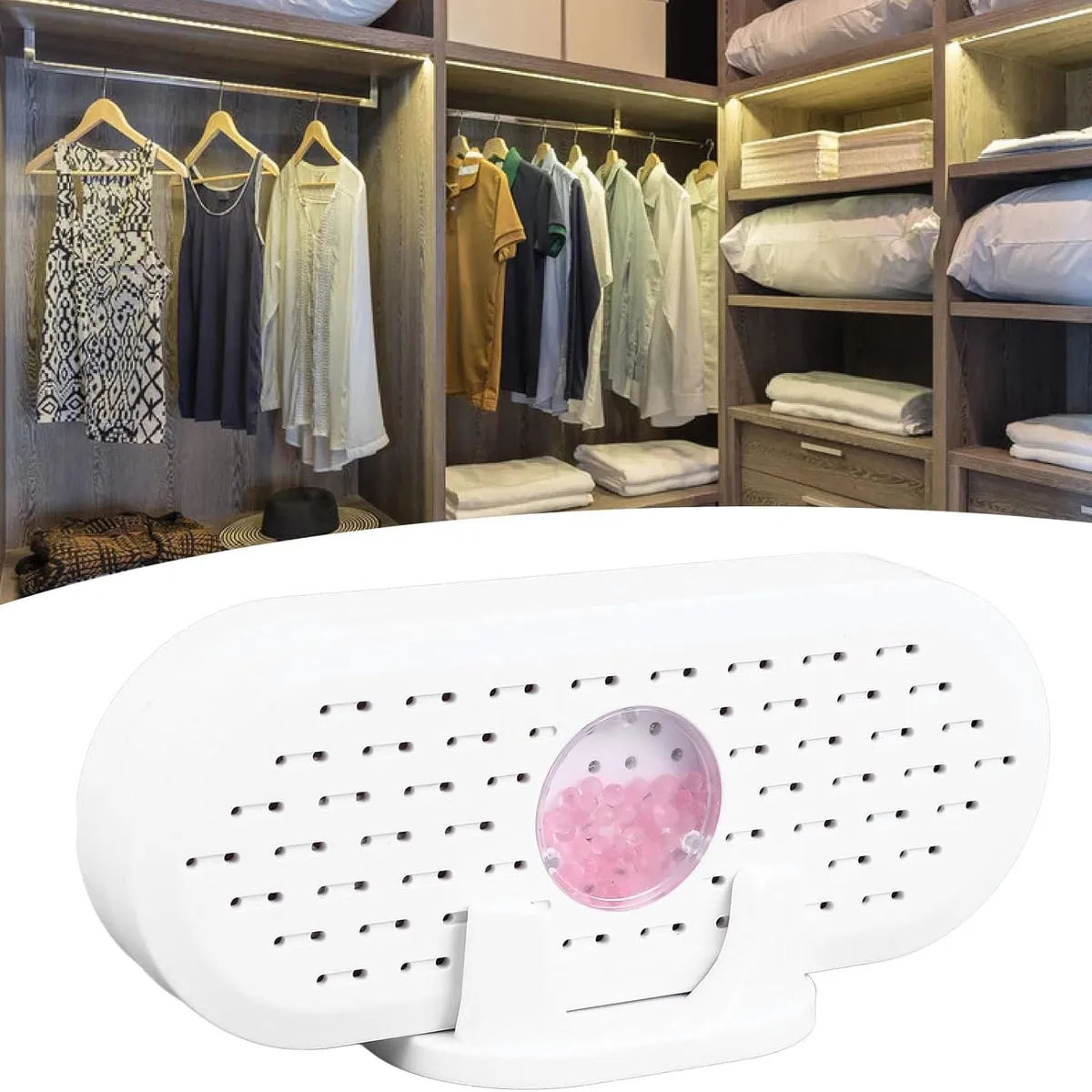 KUANGYE - Mini Deshumidificador Eléctrico USB Portátil para Baño Closet y Zapatero Alta Eficiencia