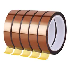 GENERICO - Pack 10 Rollo Cinta Térmica Sublimación 10mm X 33metros Marrón