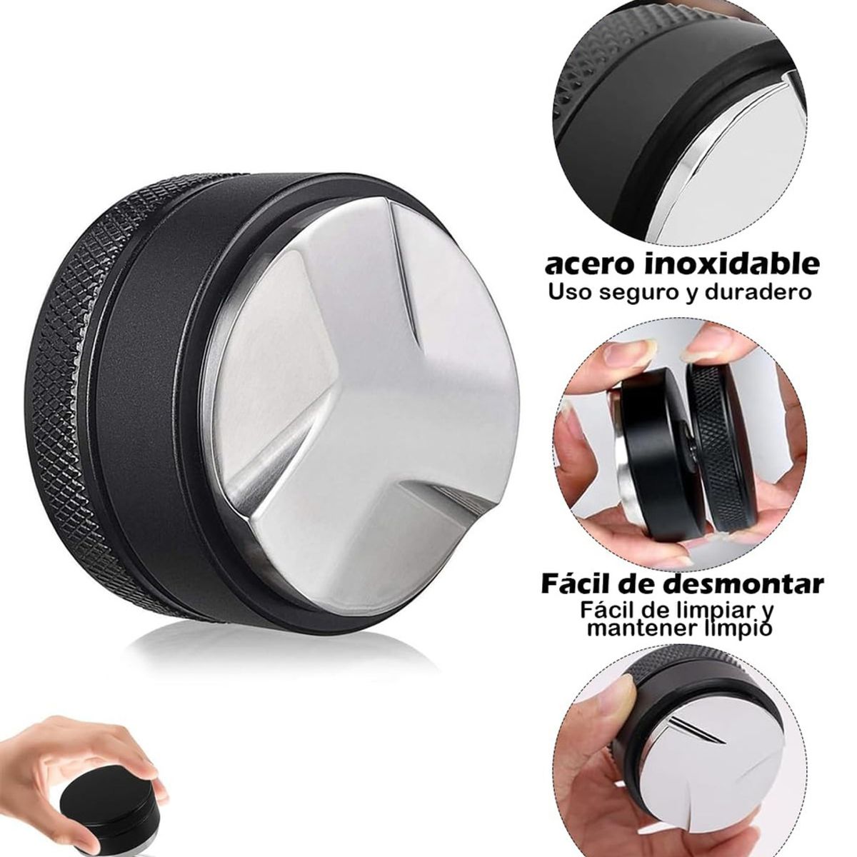 GENERICO - Tamper 51mm Tamper Para Cafeprofundidad Ajustable