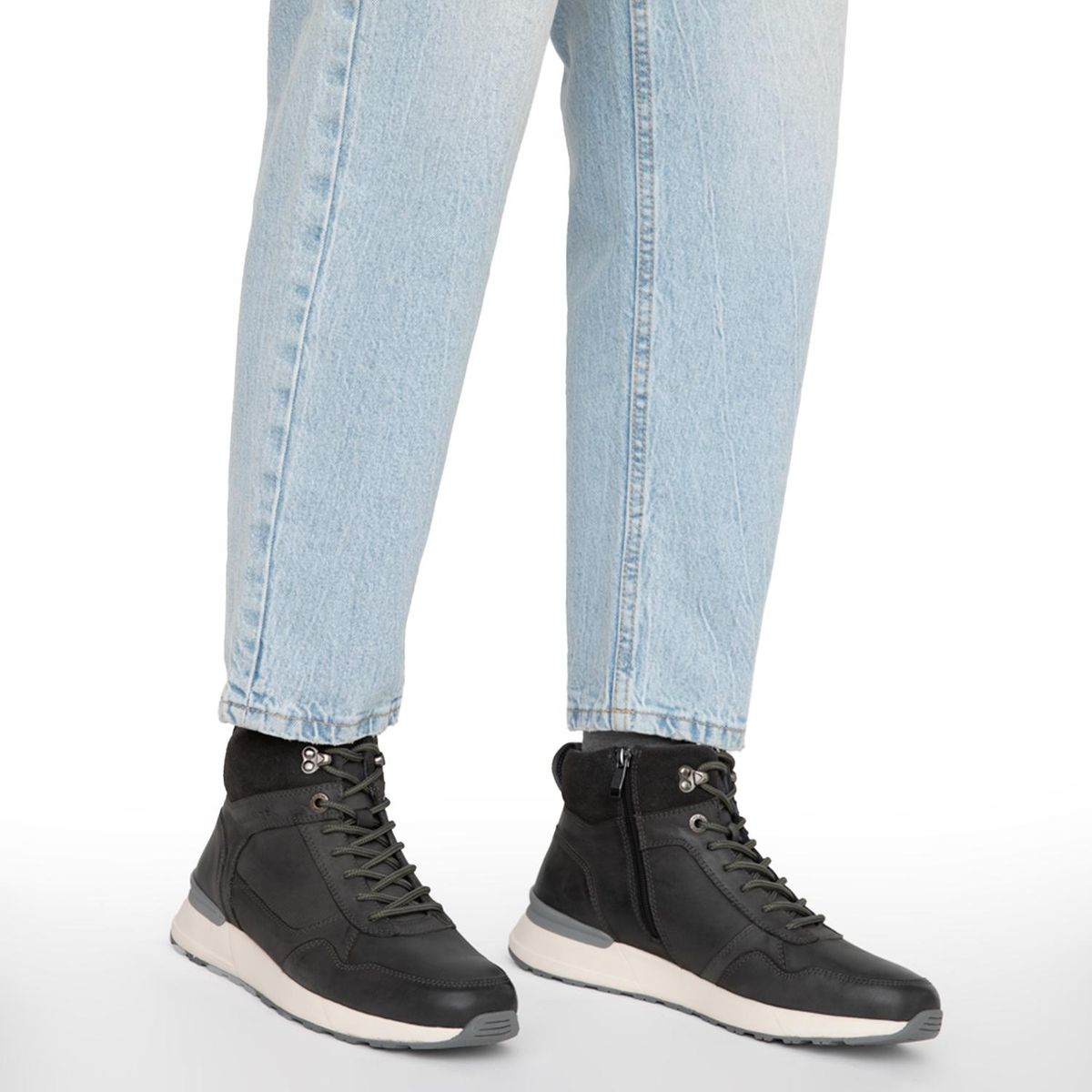 GUANTE - Zapatilla Caña Alta - Kioto - Guante - Gris