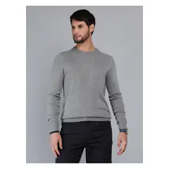 ARROW - Sweater Cuello Redondo Regular fit Gris