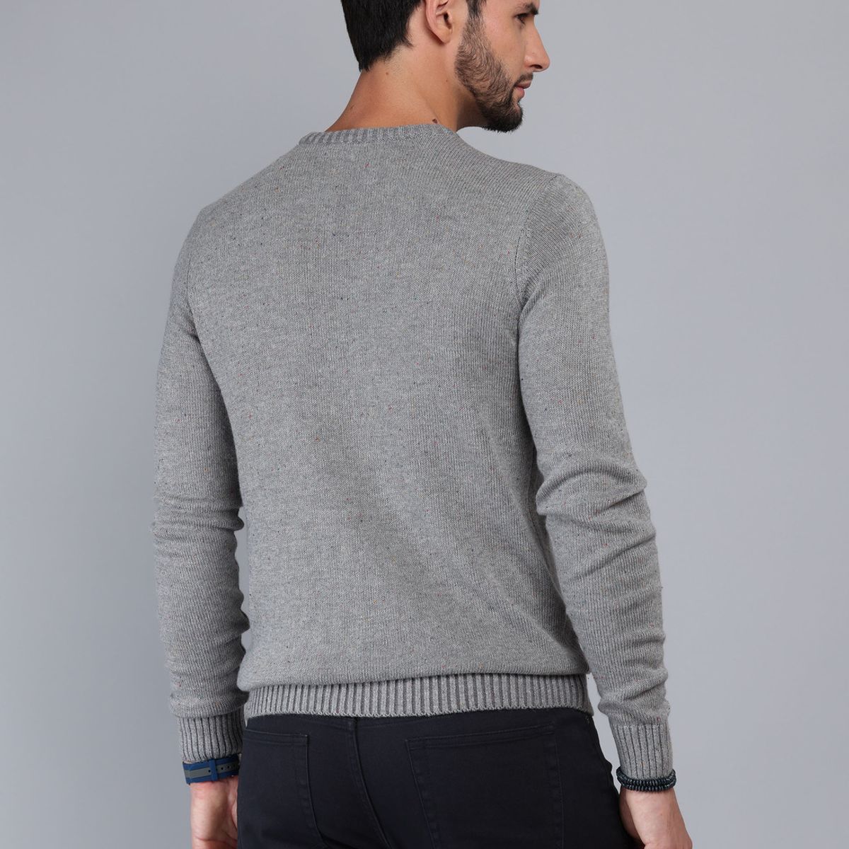 ARROW - Sweater Cuello Redondo Regular fit Gris Arrow ARROW