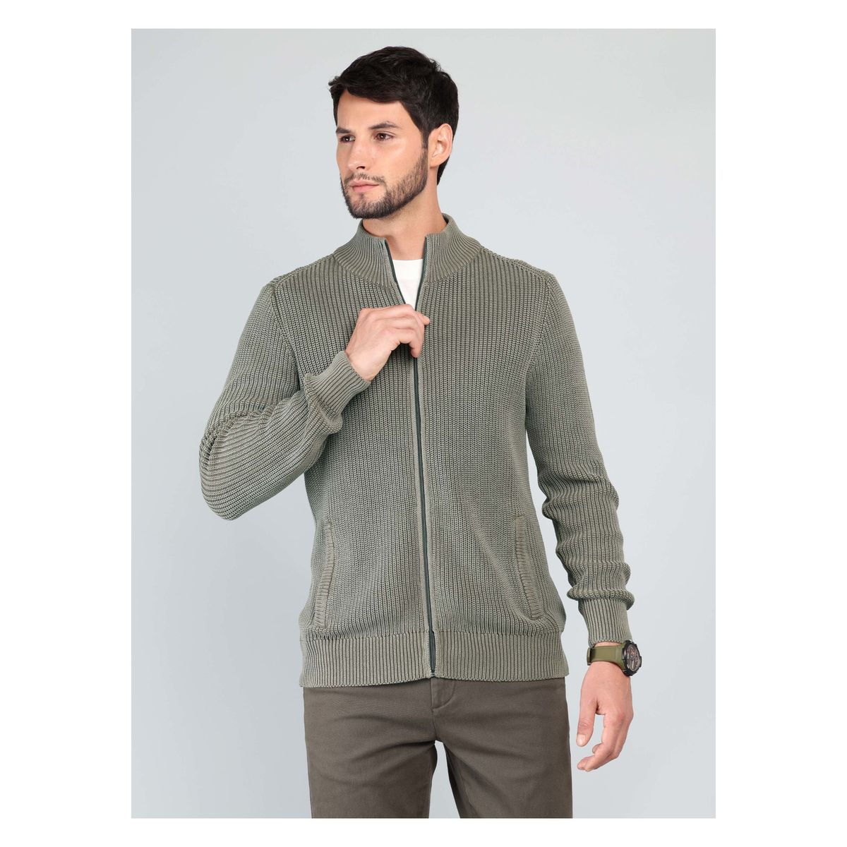 ARROW - Sweater Stone Wash Regular Fit Verde Arrow ARROW