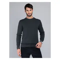 ARROW - Sweater Stone Wash Regular Fit Azul
