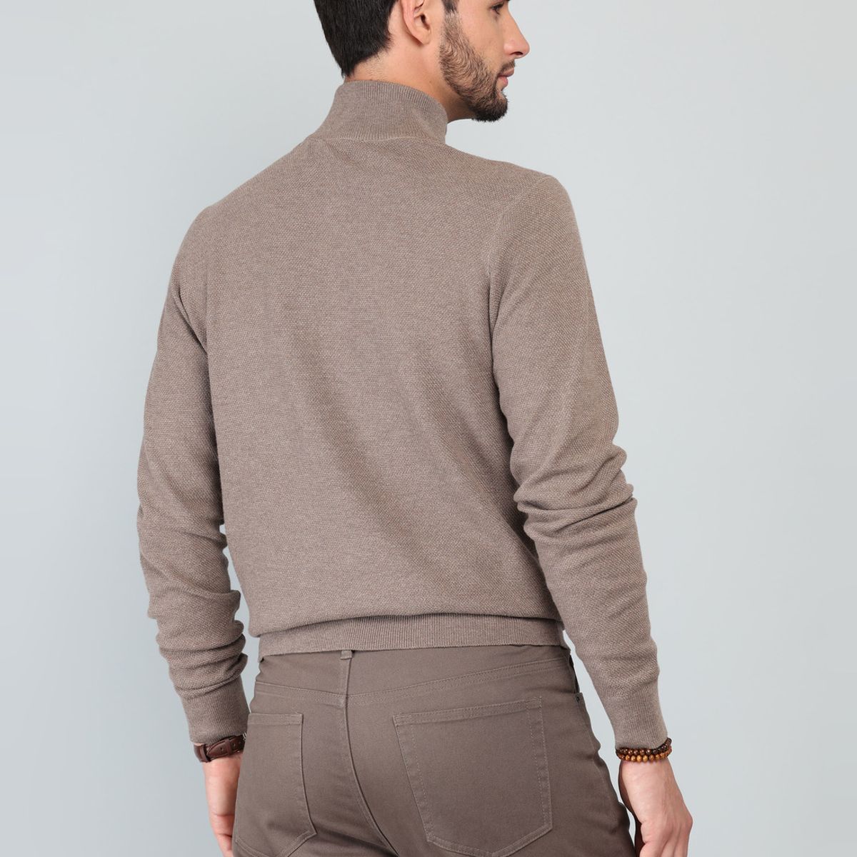ARROW - Sweater Cuello Alto Regular Fit Café Arrow ARROW