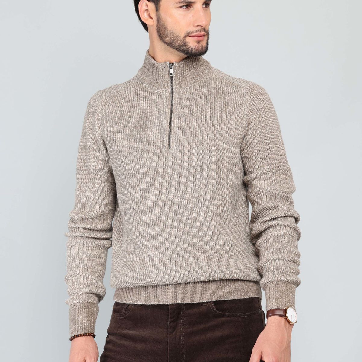 ARROW - Sweater Texturado Regular Fit Beige Arrow ARROW
