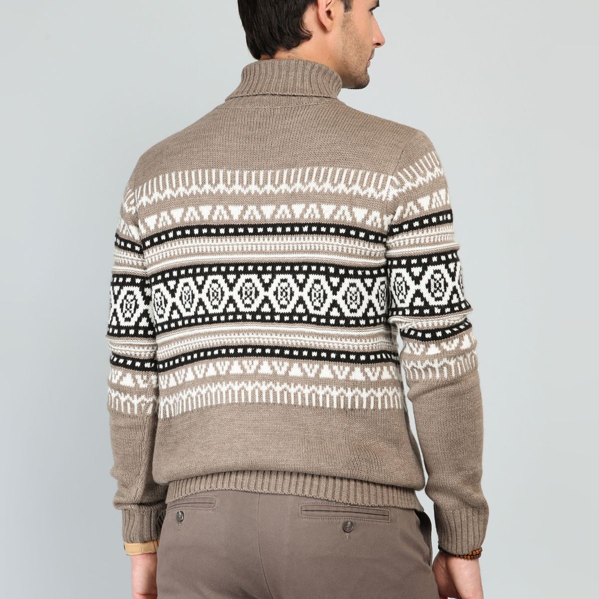 ARROW - Sweater Cuello Alto Regular Fit Beige Arrow ARROW