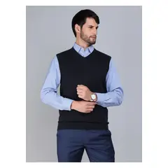 ARROW - Sweater Sin Mangas Regular Fit Azul Marino