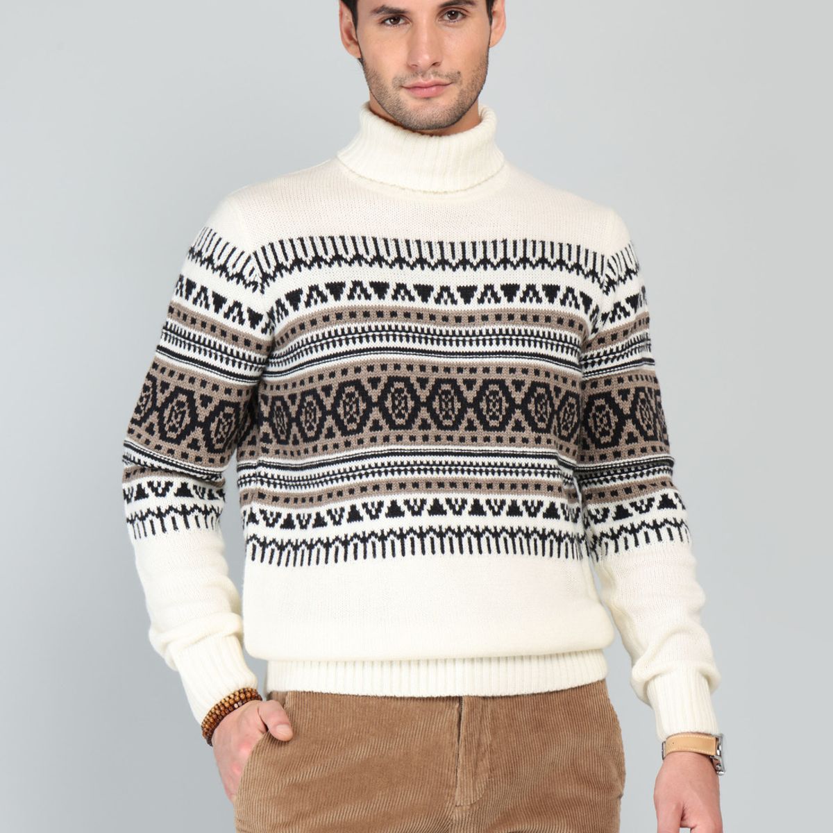 ARROW - Sweater Cuello Alto Regular Fit Crudo Arrow ARROW