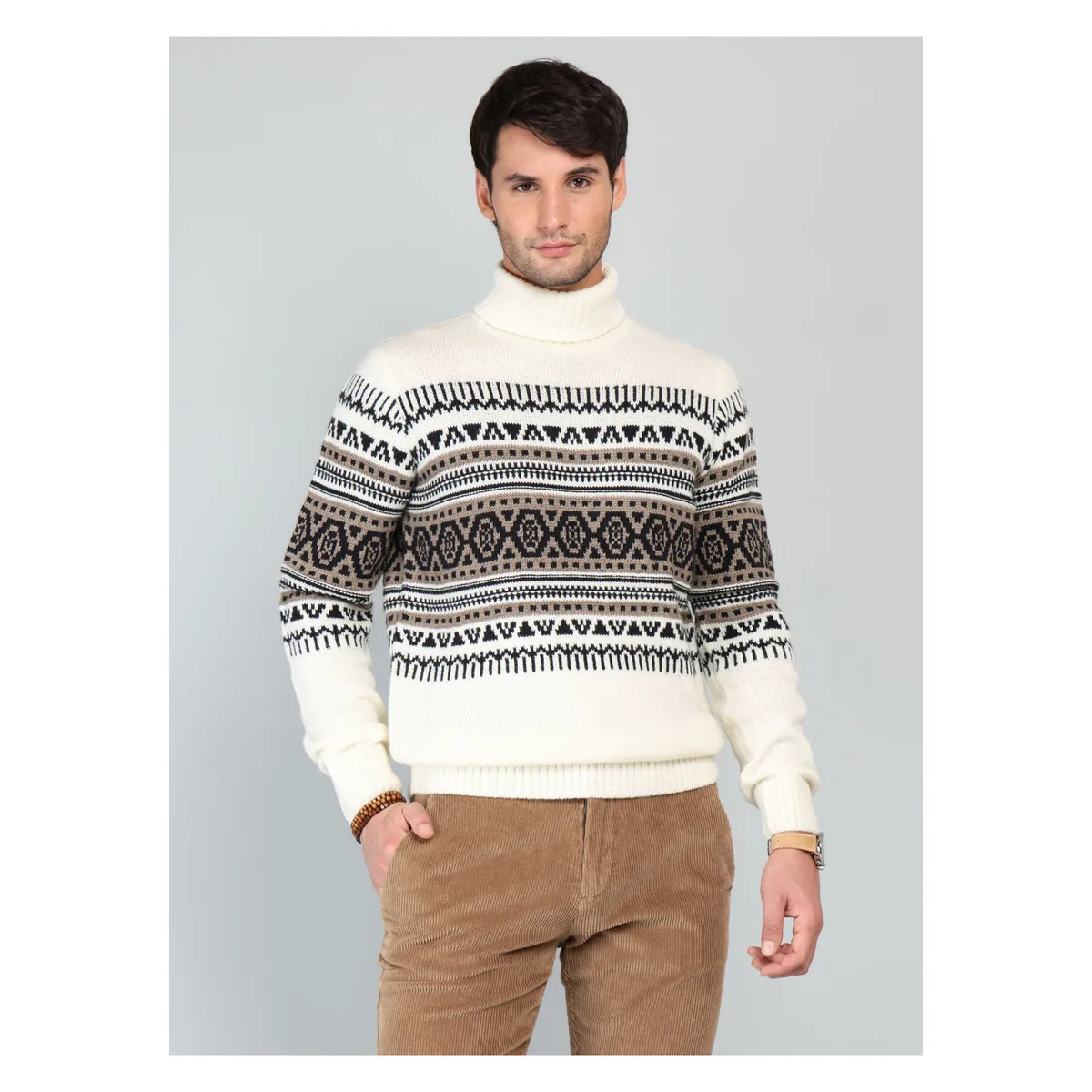 ARROW - Sweater Cuello Alto Regular Fit Crudo Arrow ARROW