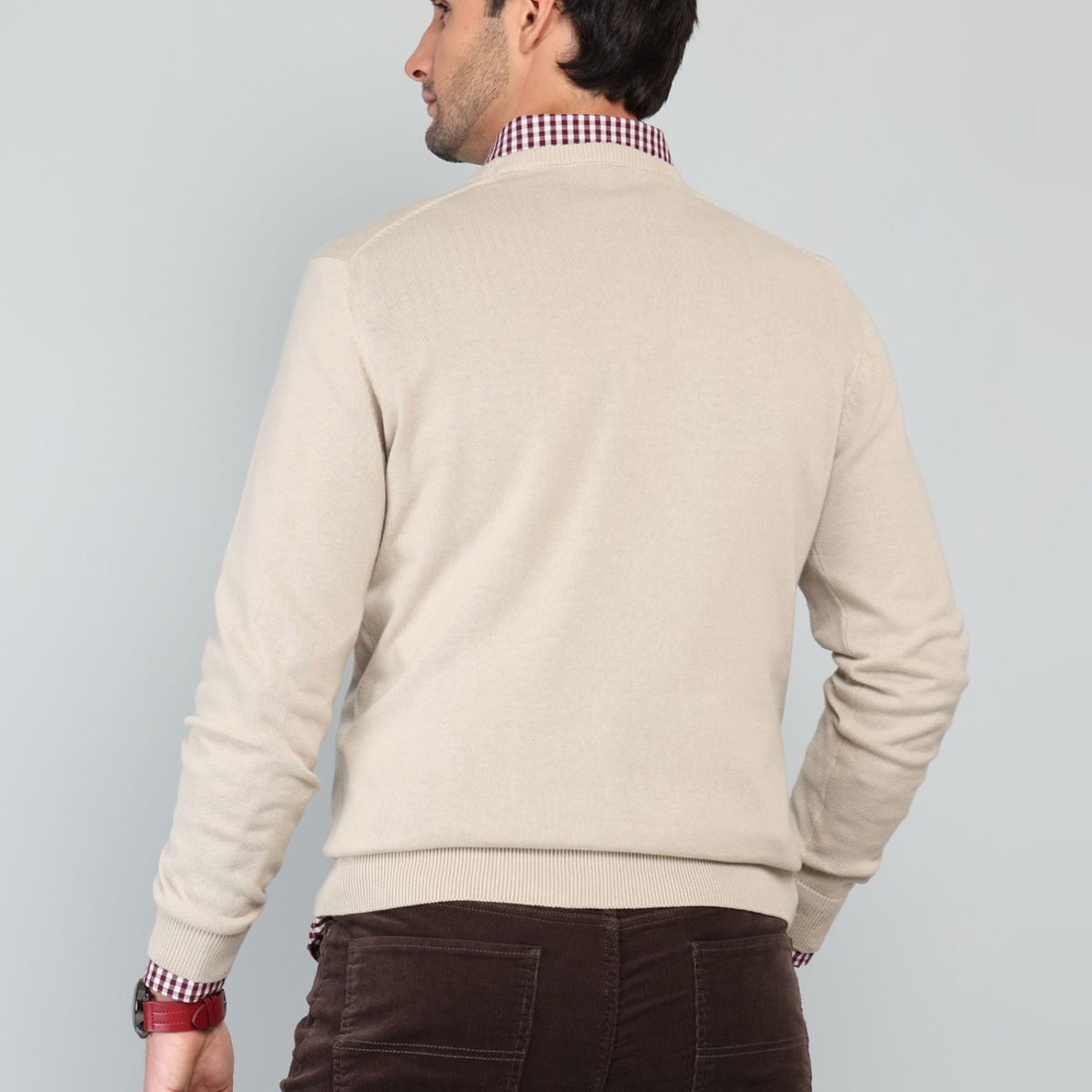 ARROW - Sweater Cuello Redondo Regular Fit Beige Arrow ARROW